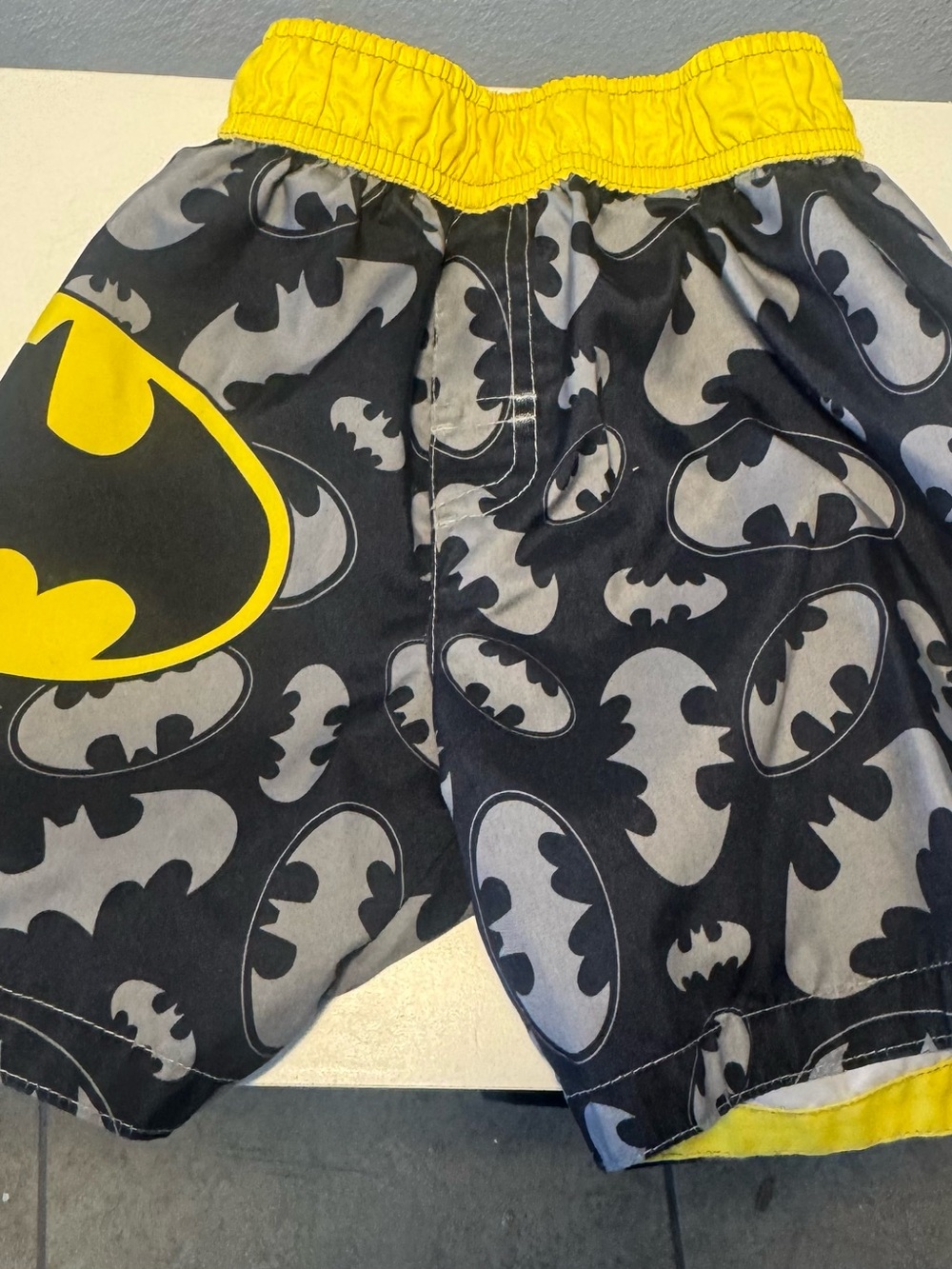 Batman Black and Yellow Boys Swim Shorts